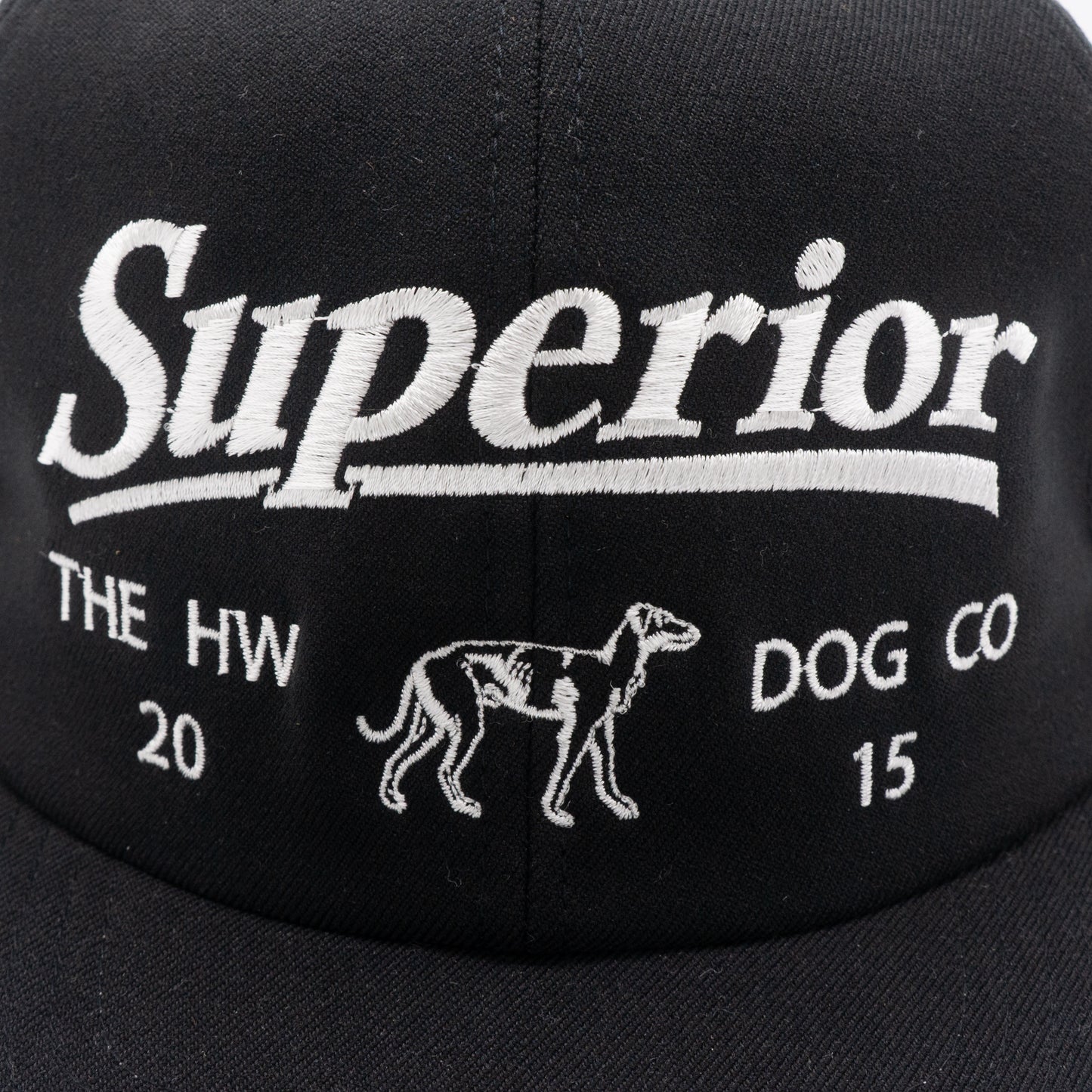 THE H.W.DOG＆CO_SUPERIOR LOGO BASE BALL CAP_Black