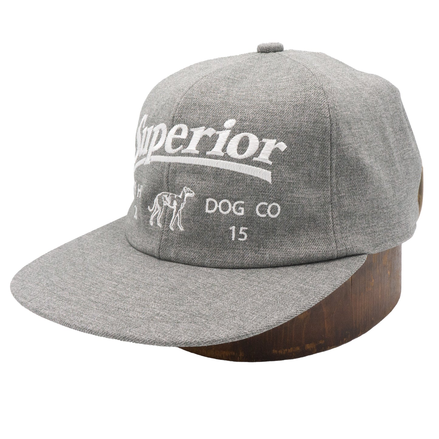 THE H.W.DOG＆CO_SUPERIOR LOGO BASE BALL CAP_Gray