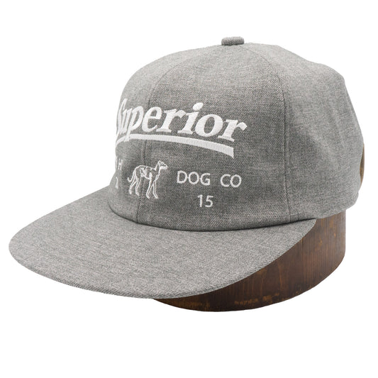 THE HWDOG＆CO_SUPERIOR LOGO BASE BALL CAP_Gray