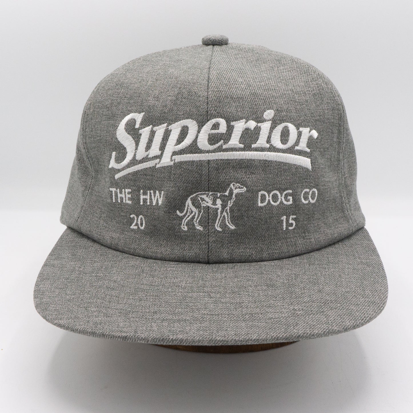 THE H.W.DOG＆CO_SUPERIOR LOGO BASE BALL CAP_Gray