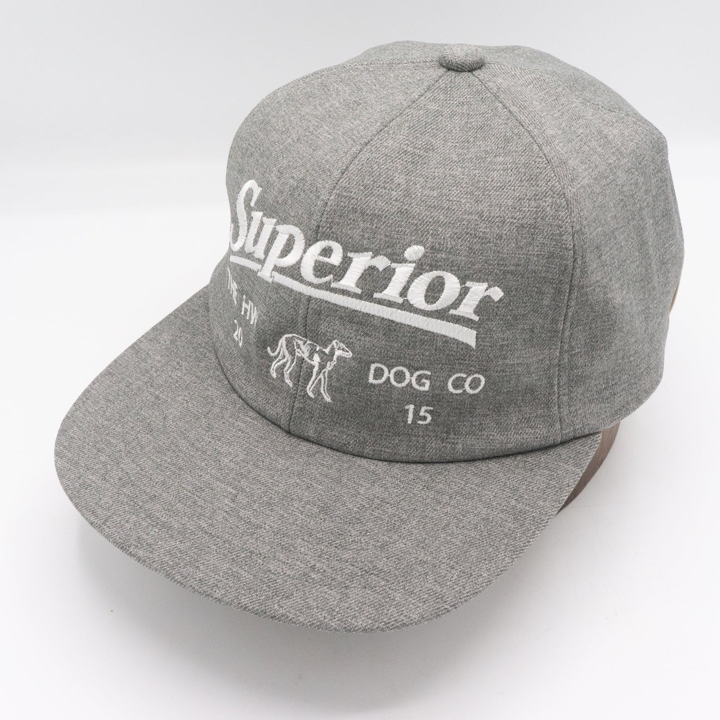 THE H.W.DOG＆CO_SUPERIOR LOGO BASE BALL CAP_Gray