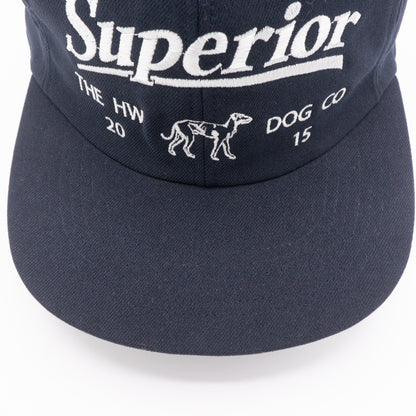 THE H.W.DOG＆CO_SUPERIOR LOGO BASE BALL CAP_Navy