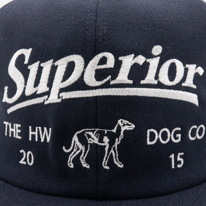 THE H.W.DOG＆CO_SUPERIOR LOGO BASE BALL CAP_Navy