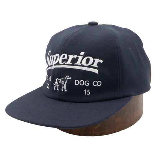 THE H.W.DOG＆CO_SUPERIOR LOGO BASE BALL CAP_Navy