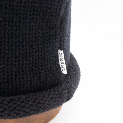 THE HWDOG＆CO_D-00991_WOOL ROLL WATCH CAP_Black