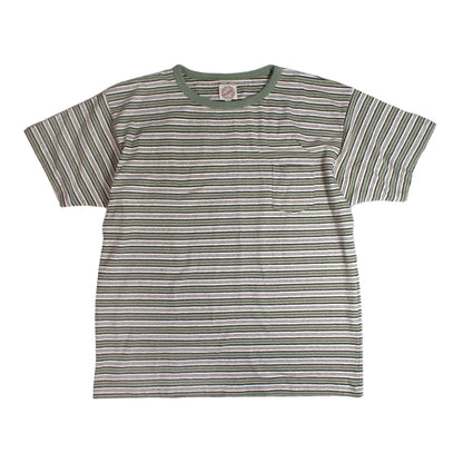 G&F Co._CORD STRIPE TEE_GREEN