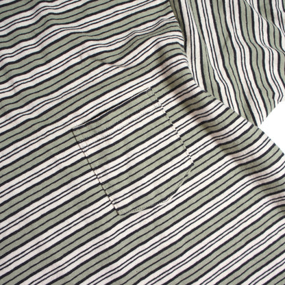 G&F Co._CORD STRIPE TEE_GREEN