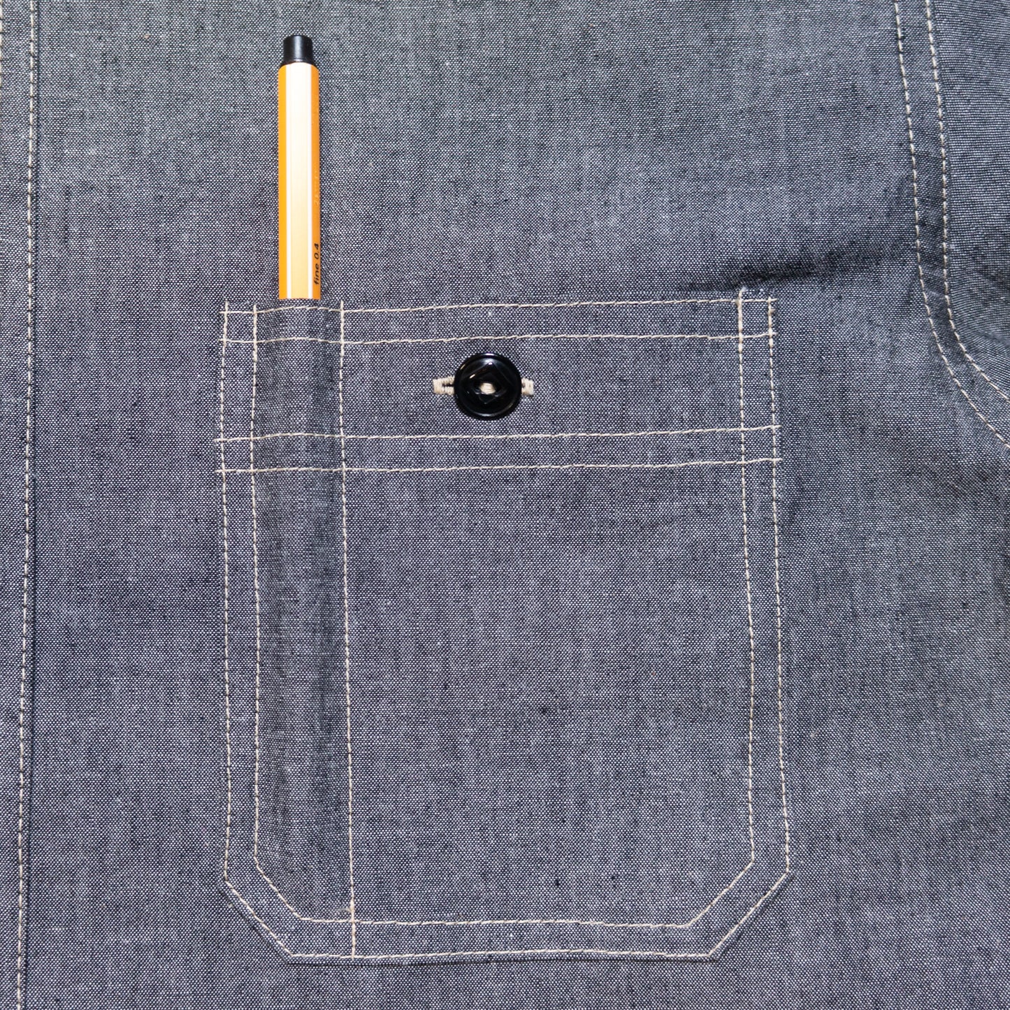 G＆F Co._BLACK CHAMBRAY L/S SHIRT