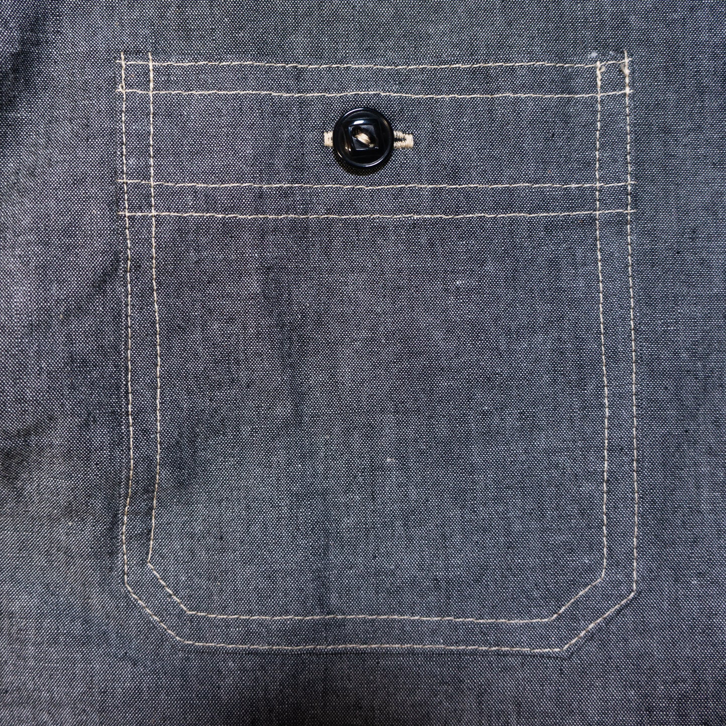 G＆F Co._BLACK CHAMBRAY L/S SHIRT