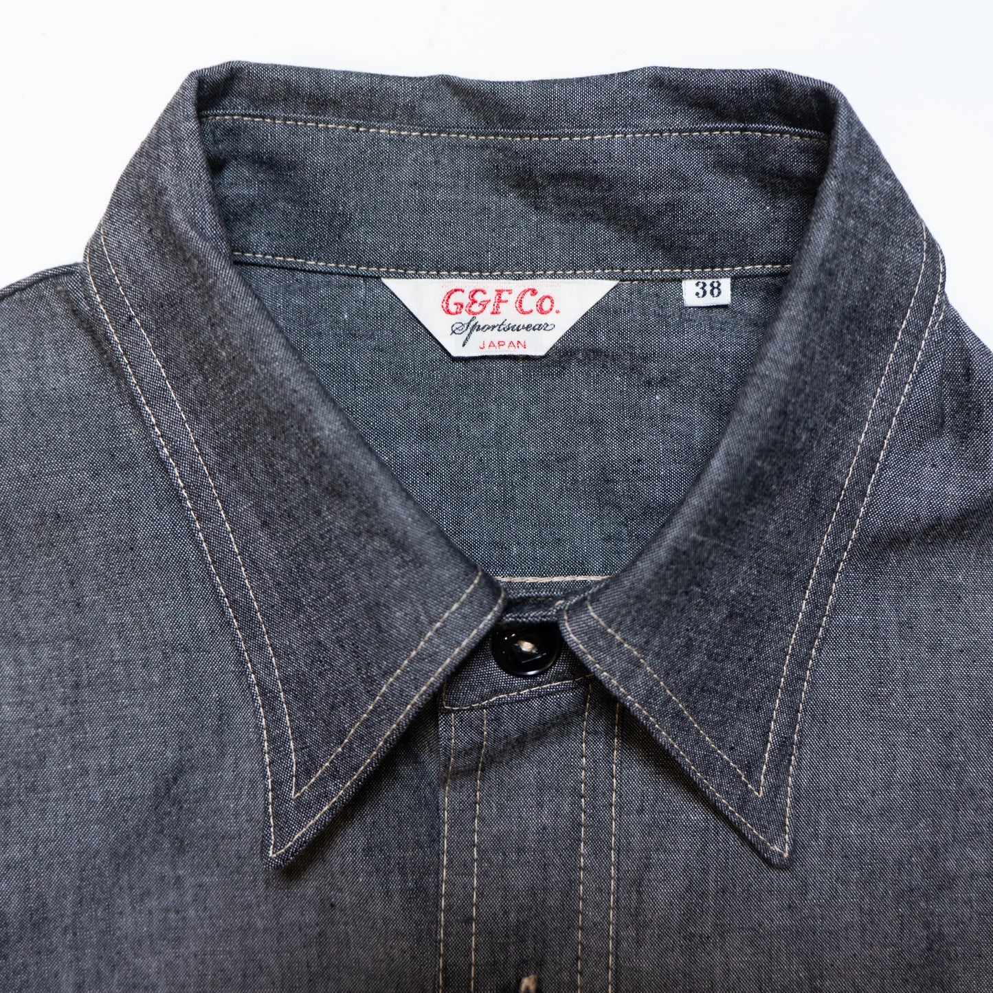 G&amp;F Co._BLACK CHAMBRAY L/S SHIRT