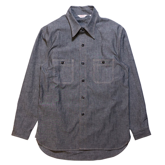 G＆F Co._BLACK CHAMBRAY L/S SHIRT