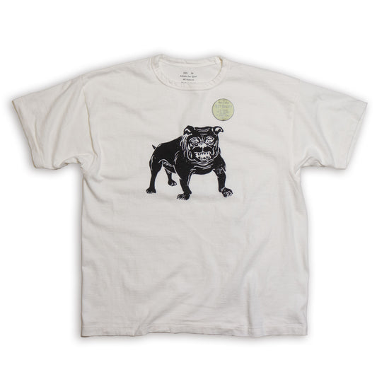 G&amp;F Co._1940er SPORTS TEE_BULLDOG_OFF WHITE