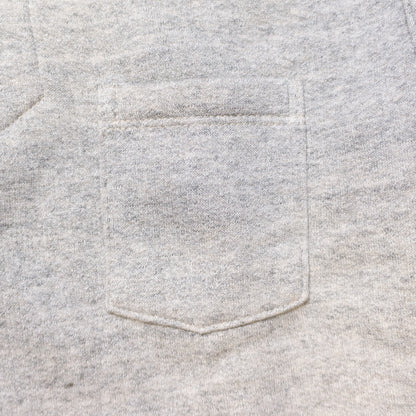 G&amp;F Co._BUTTON UP SWEATSHIRT_HEATHER GRAY