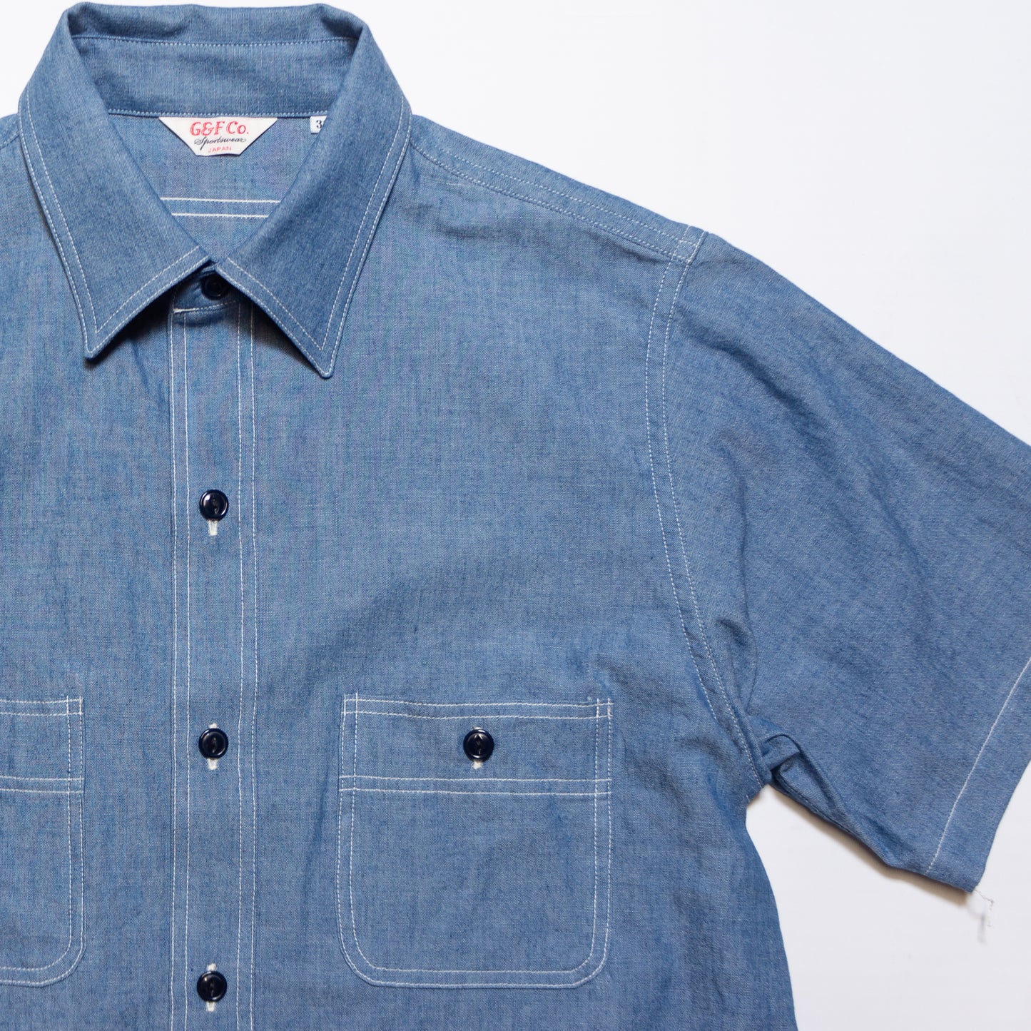 G&amp;F Co._CHAMBRAY S/S SHIRT