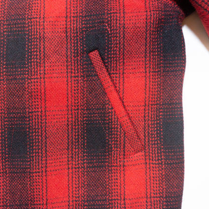 G&amp;F Co._CHECK WOOL JACKET_RED