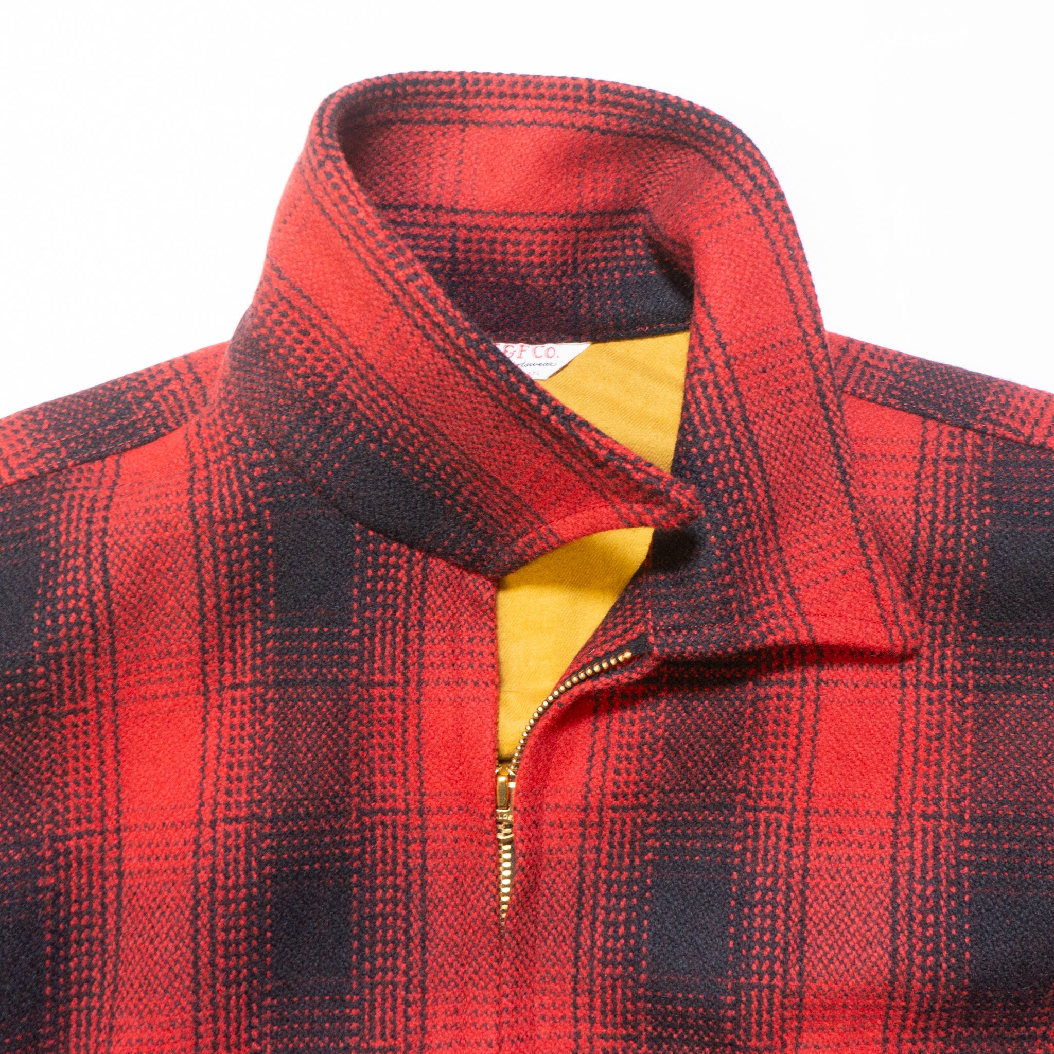 G&F Co._CHECK WOOL JACKET_RED - 36