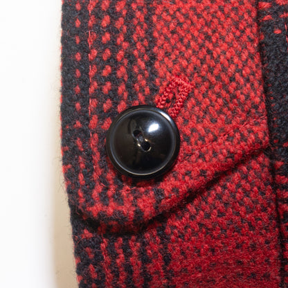 G&amp;F Co._CHECK WOOL JACKET_RED