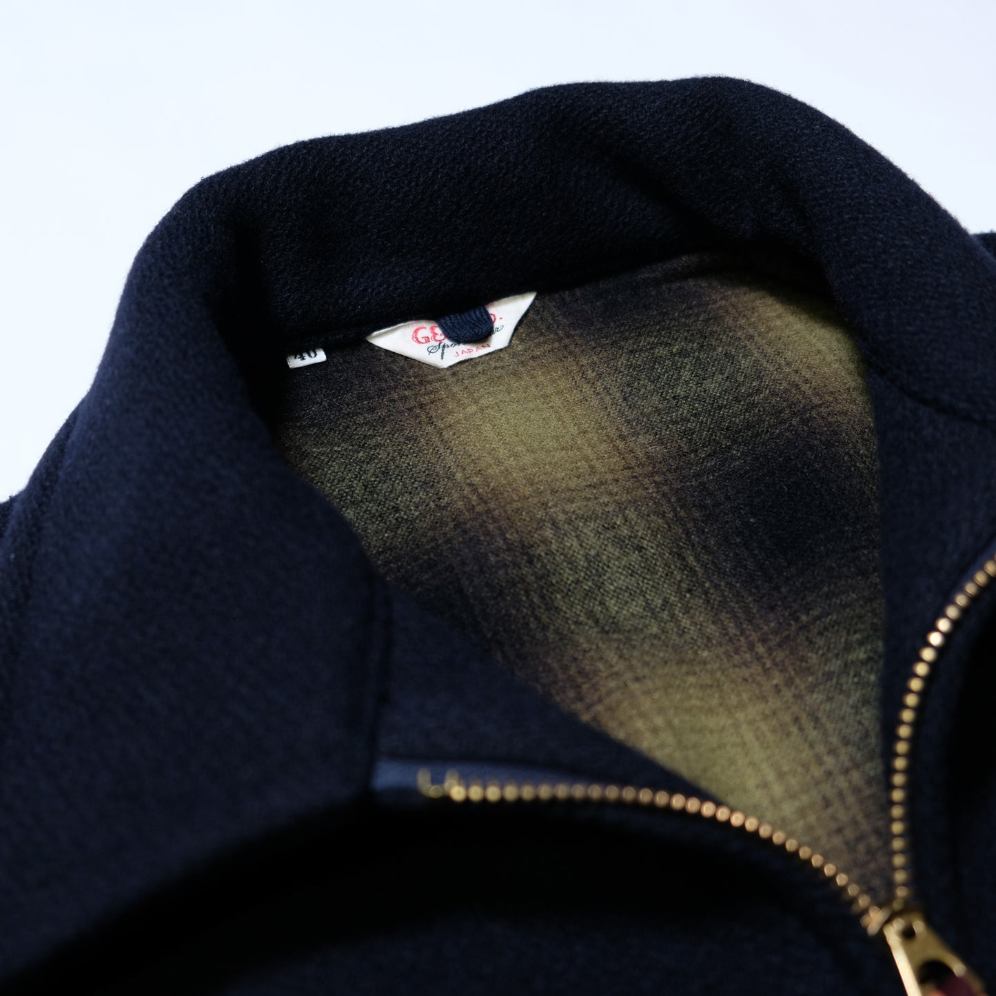 G&F Co._MELTON COSSACK JACKET_Spiral別注Navy