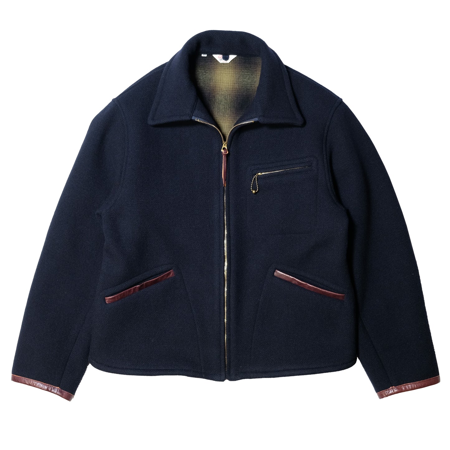 G&F Co._MELTON COSSACK JACKET_Spiral別注Navy