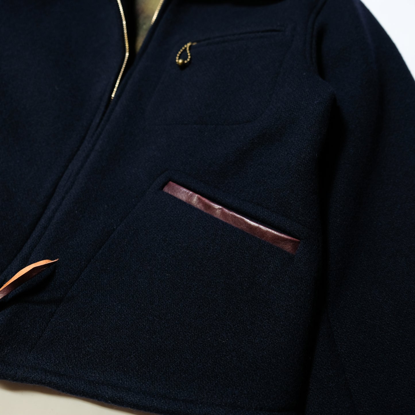 G&F Co._MELTON COSSACK JACKET_Spiral別注Navy