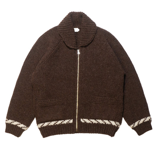 G&F Co._KNIT JACKET_BROWN