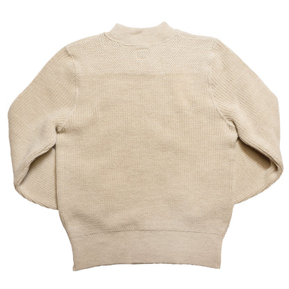 G&amp;F Co._RED CROSS MOCK-NECK SWEATER_BEIGE