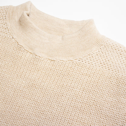 G&F Co._RED CROSS MOCK-NECK SWEATER_BEIGE