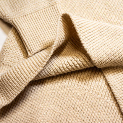 G&F Co._RED CROSS MOCK-NECK SWEATER_BEIGE