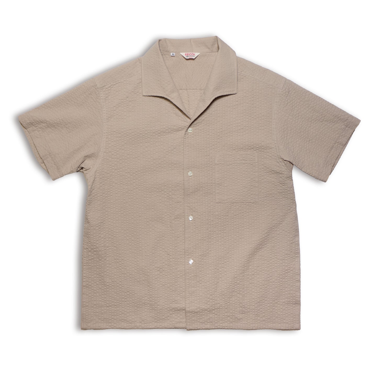 G&F Co._SEERSUCKER SHIRT_BEIGE