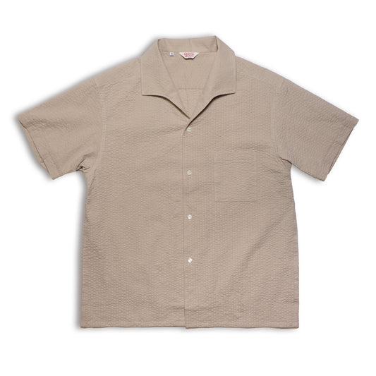 G&amp;F Co._SEERSUCKER SHIRT_BEIGE