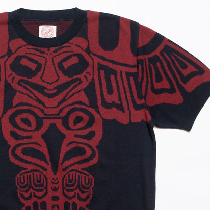 G&amp;F Co._TOTEM POLE_NAVY × BURGUNDY