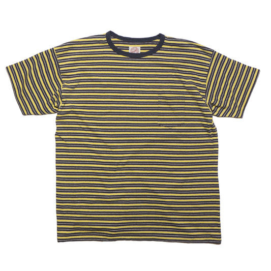 G&amp;F Co._BORDER TEE_YELLOW×BALCK