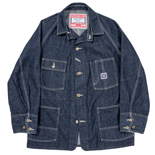 WORKERS_SUPER BIG CAT Jacket_10oz Denim