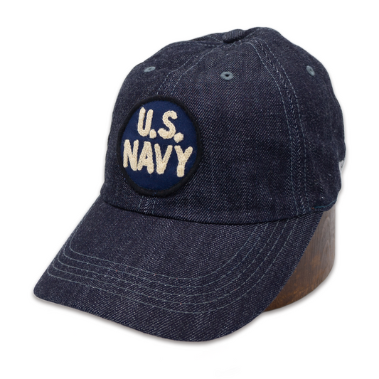 UES_82DC_デニムキャップ_U.S NAVY