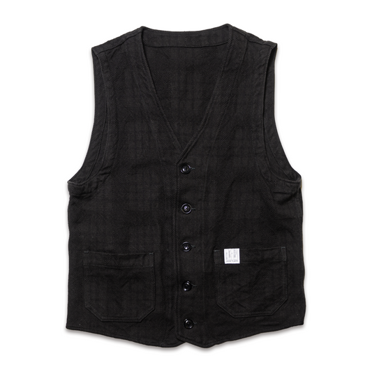 ORGUEIL_OR-4275_Black Check Gilet