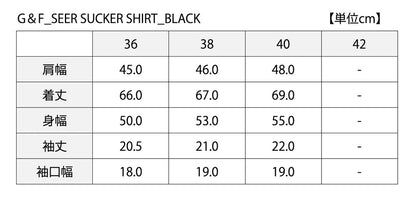 G&F Co._SEERSUCKER SHIRT_BLACK