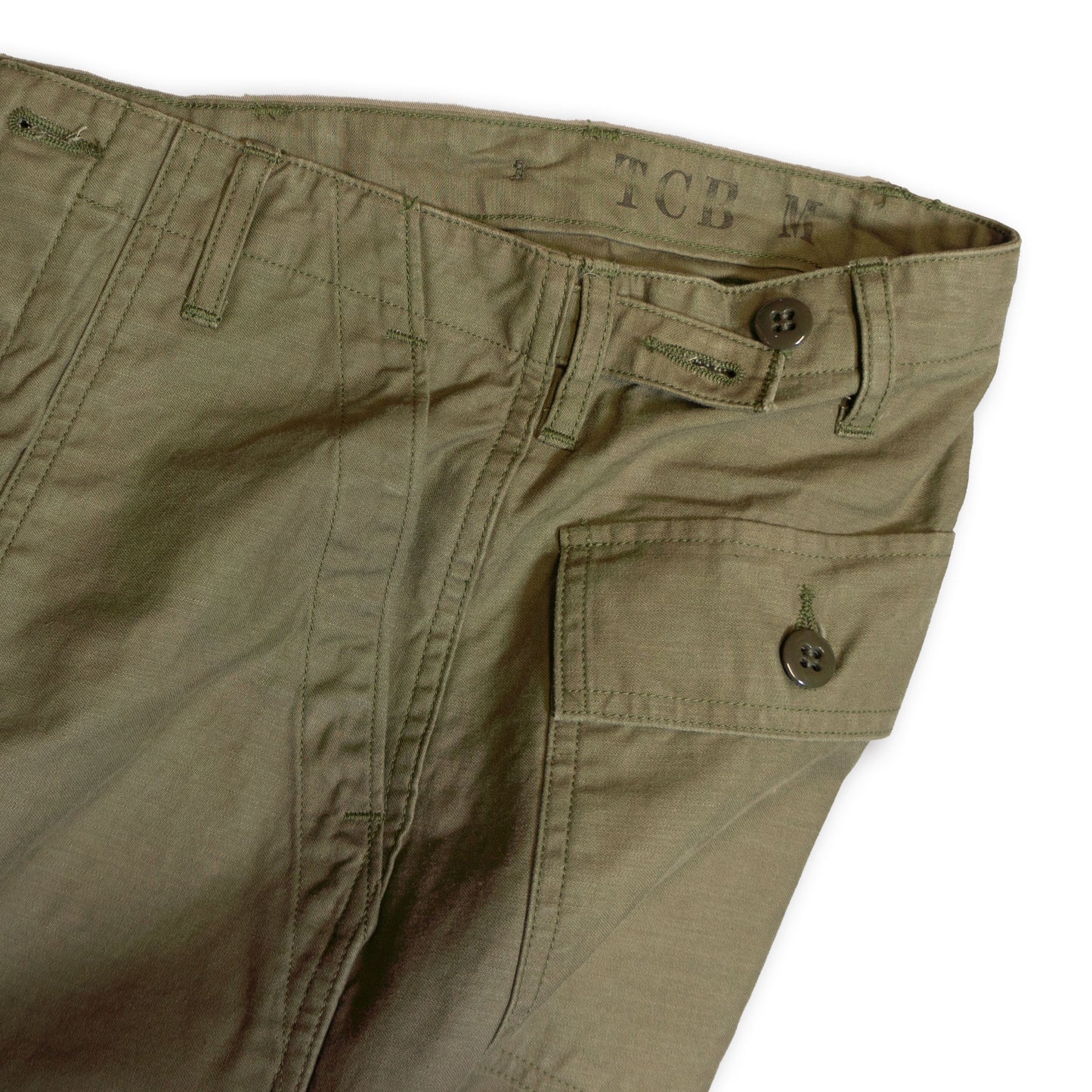 TCB Jeans_TCB 50's BAKER PT OLIVE