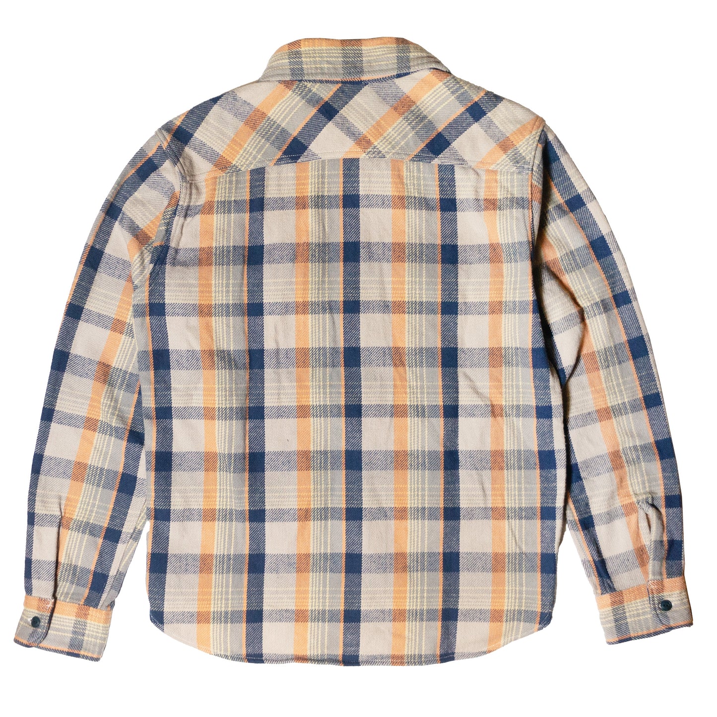 UES_502453_05_Yarn-dyed heavy flannel shirt, navy