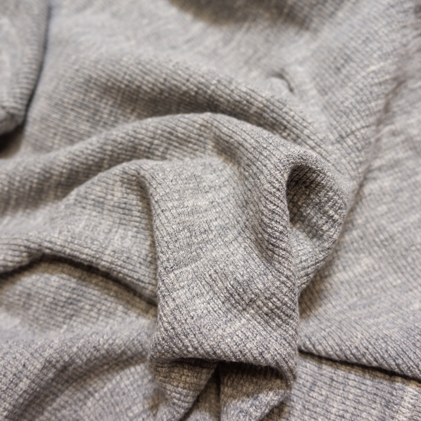 UES_Waffle Full Zip Hoodie_Gray