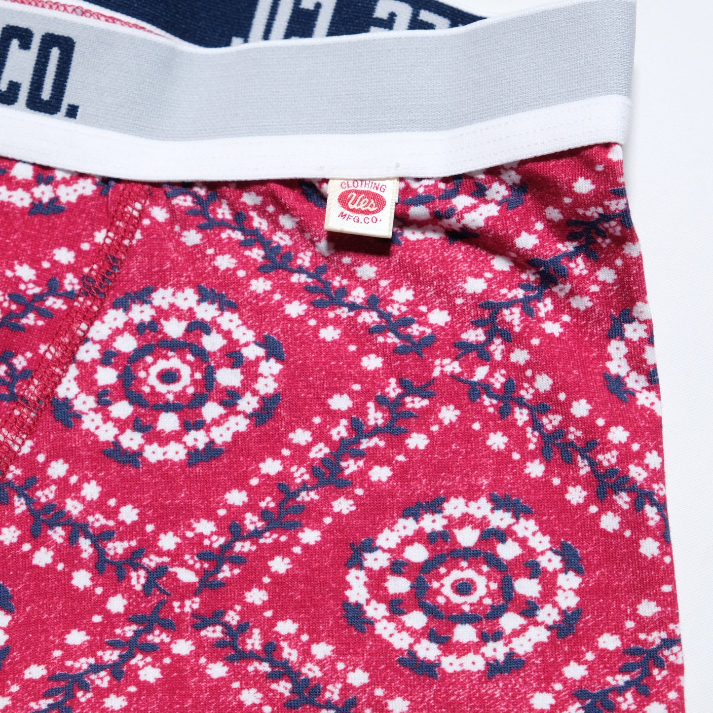 UES_All-over print boxer shorts_Denim flower