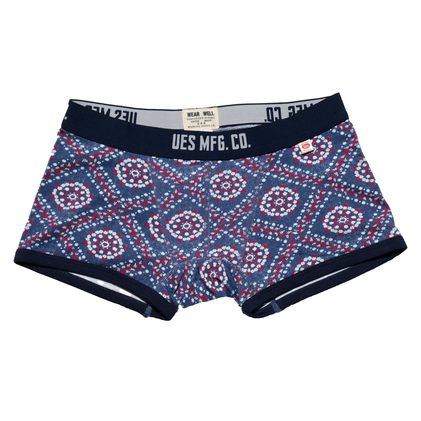 UES_All-over print boxer shorts_Denim flower