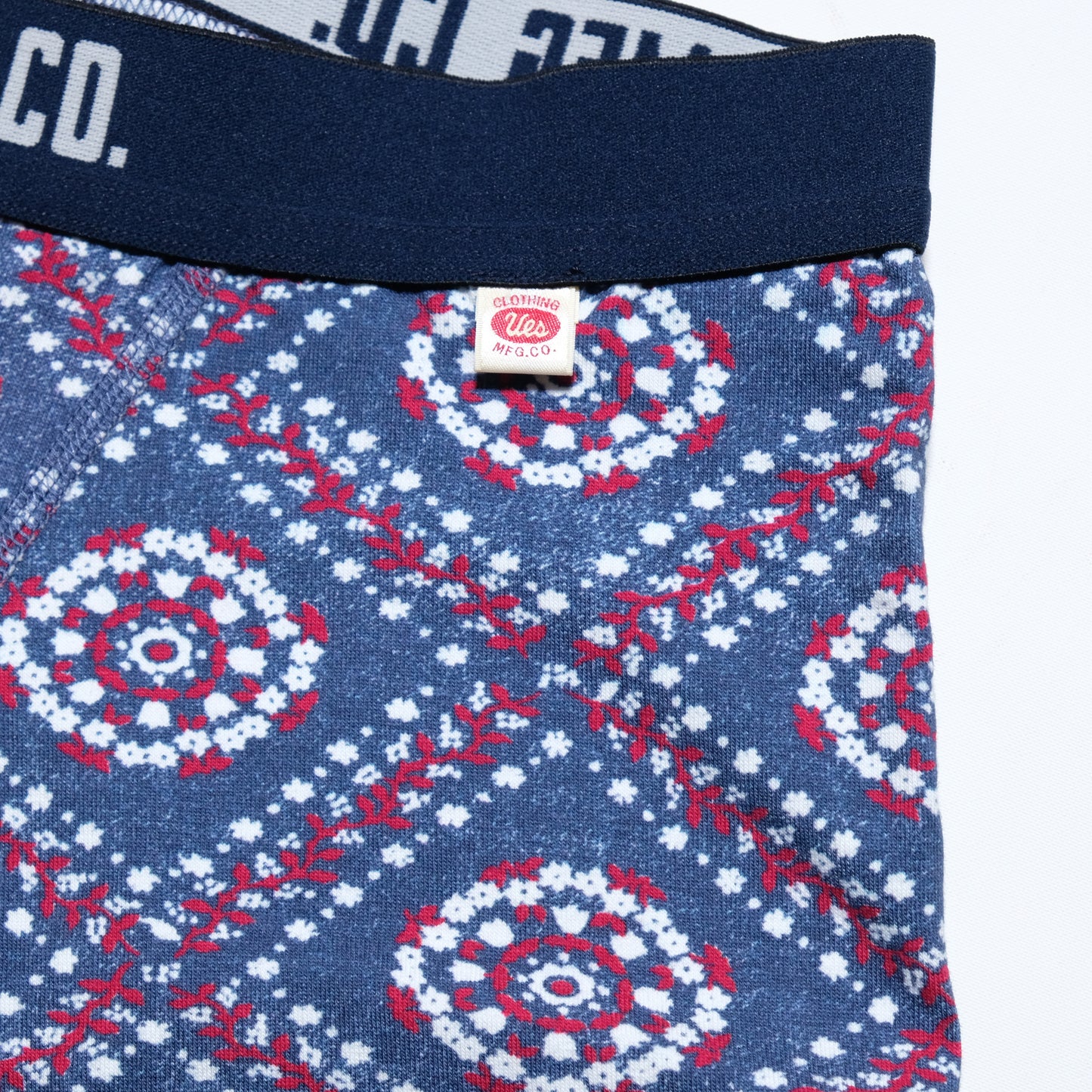 UES_All-over print boxer shorts_Denim flower