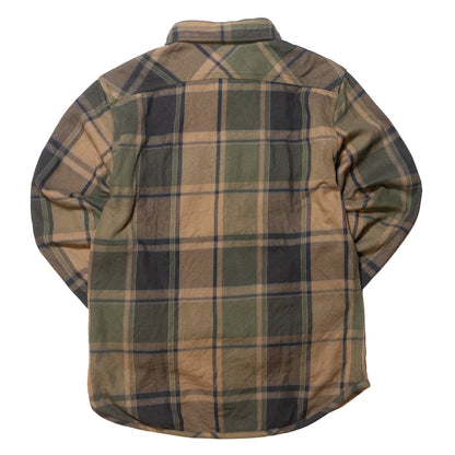 UES_502451_19_Extra Heavy Flannel Shirt Olive