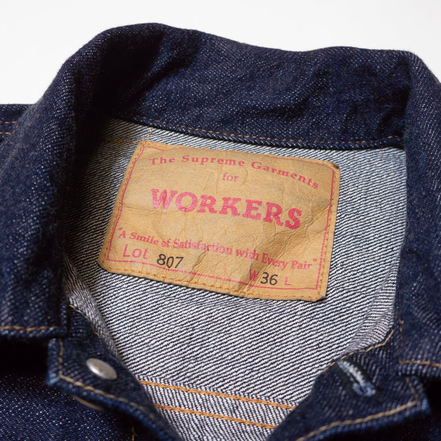 WORKERS_Lot 807_Denim Jacket