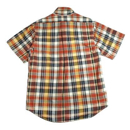 WORKERS_Short Sleeve BD_India Madras_Orange Madras