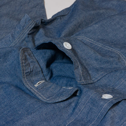 WORKERS_BIG CAT Work Shirt_Blue Chambray