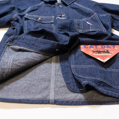 WORKERS_CAT DAY Coverall_9.5 oz Indigo Denim