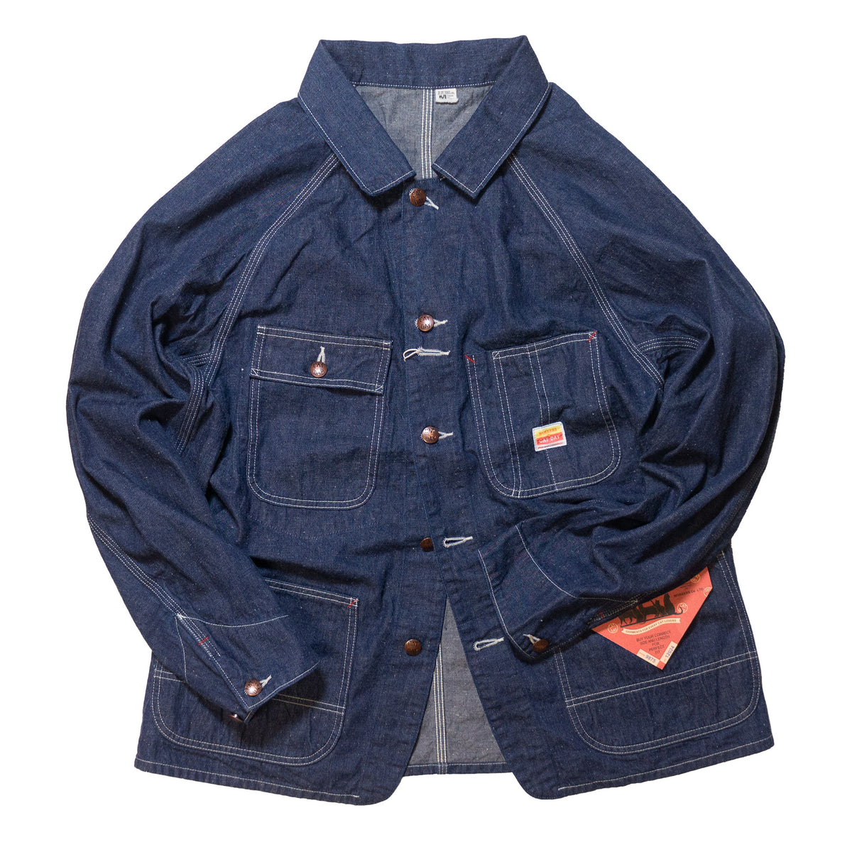 WORKERS_CAT DAY Coverall_9.5 oz Indigo Denim – JeansShopSpiral