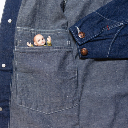 WORKERS_CAT DAY Coverall_9.5 oz Indigo Denim