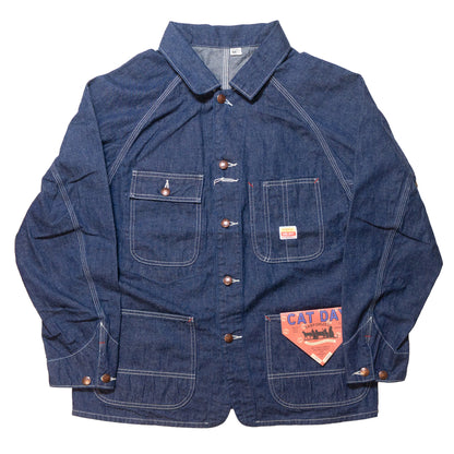 WORKERS_CAT DAY Coverall_9.5 oz Indigo Denim